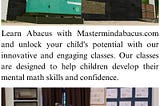 Abacus Classes | Mastermindabacus.com