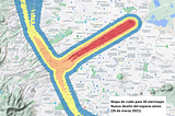 Análisis de ruido para el rediseño del espacio aéreo en la Ciudad de México