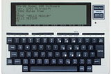 TRS-80 Model 100: a Computer that was Programmed by Bill Gates