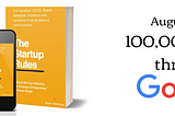 I wanted to help one person with my book The Startup Rules