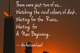 A New Beginning