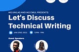 Let’s Discuss Technical Writing — Event Recap