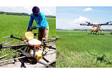 What are the market opportunities for drone-applied pesticides in Southeast Asia?