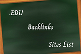 .EDU Free Backlinks Site List