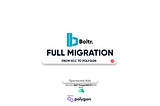 FULL MIGRATION ANNOUNCEMENT