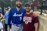 MindReady co-founder Pepe Santos and I at an Olympic Team Israel exhibition game in Maryland during the summer of 2021
