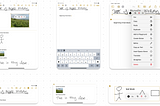 Creating multimedia notes (Screenshot by author) 
