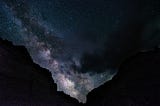 A dreamy photo of the Milky Way