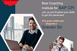 sap cpi training | sap cpi training institutes in Hydearbad | sap 
cpi online