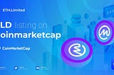 NEWS: ELD LISTED ON COINMARKETCAP