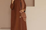 Women Wearing Brown Abaya