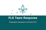 Statement Regarding Poloniex’s Decision to De-list FLO