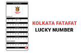 Kolkata Fatafat Today Result