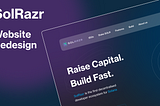 SolRazr: Website Redesign — a SuperteamDAO Bounty project