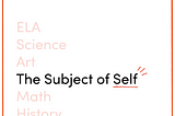 Back to School — With a New Subject