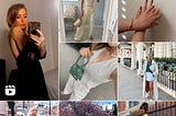 A screenshot of Instagram page on #NastyGalsDoItBetter. Filled with pictures of micro-influencers.