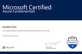 My Experience of preparing for AZ 900 (Azure Fundamentals) Cloud Certification