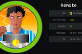 Hack the box-Remote W/O Metasploit