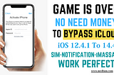 Bypass iCloud SIM Not Valid: SIM Card Νot Ιnstalled: Invalid SIM Any iOS 12.5.1-