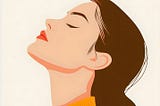 woman with her eyes closed