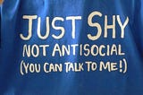 I’m introverting, go away.