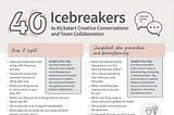 40 Icebreakers for Any Meeting