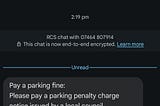 How I Uncovered a Smishing Scam Disguised as a Parking Fine Notice: A Step-by-Step Analysis