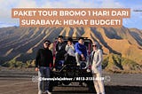 Ayah, Ibu, ajak keluarga liburan seru dengan Tour Bromo 1 hari dari Surabaya! Introduksikan anak pada keajaiban alam Gunung Bromo dan budaya sekitarnya! ‍‍‍