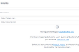 Google Dialogflow로 챗봇 만들기 — basic (2) Intent 정의
