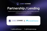 Chimp Exchange has partnered with @MendiFinance🤝