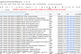 Google Suite — Create a list of Folders and Files in your Google Drive account 😃