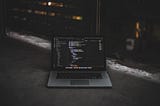 Computer sitting open