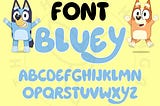 Bluey Alphabet PNGs: High-Resolution Digital Downloads. SVG - PNG 3000 px. Clipart, Letters, DIY