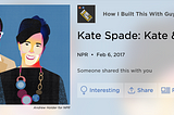 I’m Sorry, Kate Spade