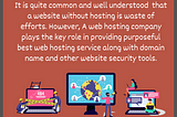 The Role of Website Hosting — ProFusion Web Solutions