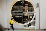 photo by Ryan Donovan of the iconic round window at the front of Richmond Station — his favourite aspect of the restaurant.