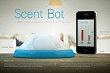 Scent Bot — A wireless, multi-scent dispenser controlled by your mobile device.