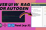 If You Are Looking for the AutoGen’s UI with Document Retrieval, Here Is It