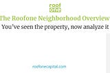 Neighborhood Overview & Rating