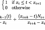 BSpline Curves — Open-Uniform Knot Vectors