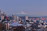 Seattle Skyline view from Queen Anne Hill