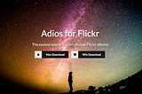 Comparison of 3 third party Flickr tools to download all your albums