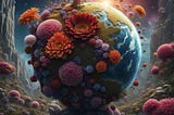 Flowers around the Earth