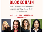 Women In Blockchain Event! Put on by Blockchain at IU.