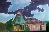 となりのトトロ – My neighbor Totoro – Sketch (Mei and Satsuki’s house)