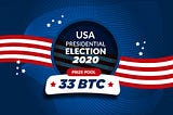 US Election: Win 33 BTC at FreeBitco.in