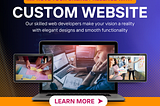 custom website build by UTL IT SOLUTION