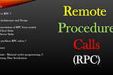 What are Remote Procedure Calls ( RPCs )?