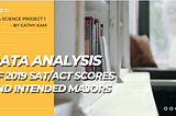 Data Analysis Project over SAT/ACT Scores and Intended College Majors