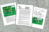 Image of a chart and pages of an Advisory Circular.